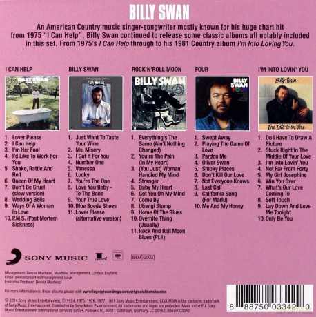 Billy Swan: Original Album Classics [5CD]