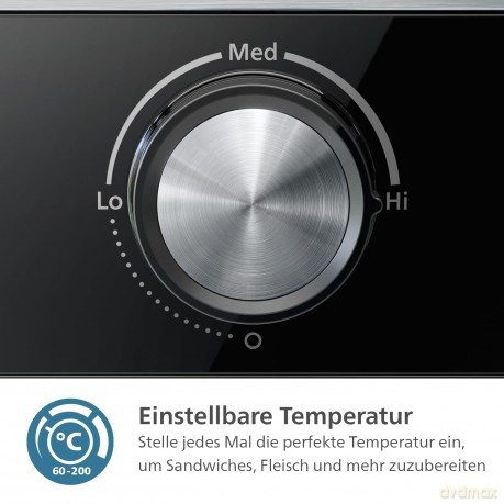 Philips - 5000 Series Contact Grill - HD6301/90