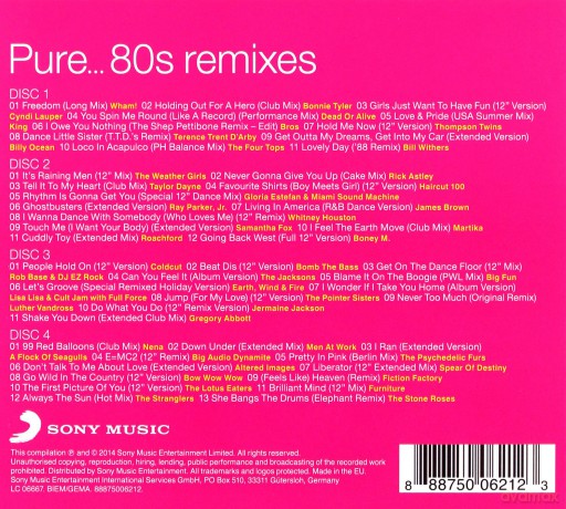 Pure... 80s Remixes [4CD]