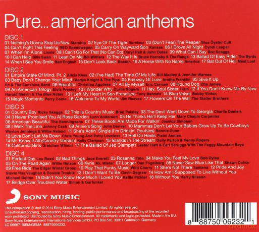 Pure... American Anthems [4CD]