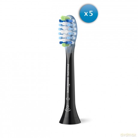 Philips - Sonicare Premium Plaque Defense - Black - 4+1 pcs