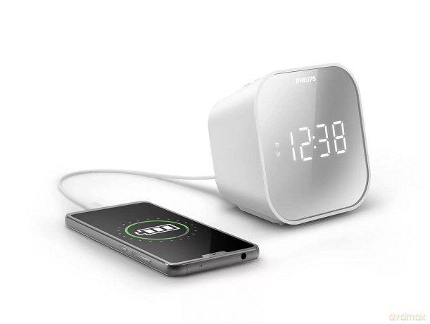 Philips Audio - Clock Radio - USB Phone Charger
