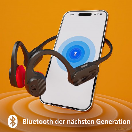 Philips Audio - TAA5608BK Open-Ear Wireless Sports Headphones