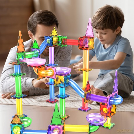 Picasso Tiles - Magnetic Marble Run Set (150 pcs) (PTG150)