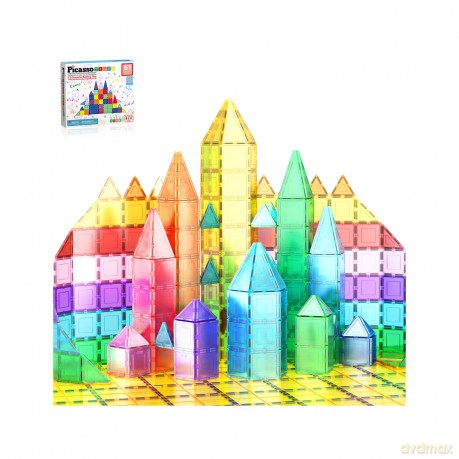 Picasso Tiles - Magnetic Tiles (61 pcs) (PT61)