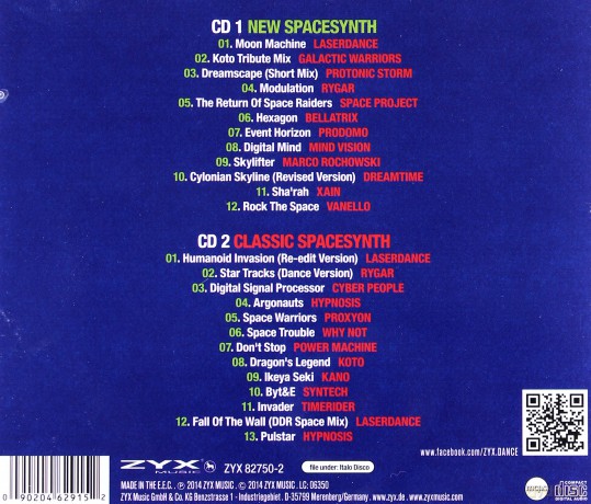 ZYX Italo Disco Spacesynth Collection [CD] 