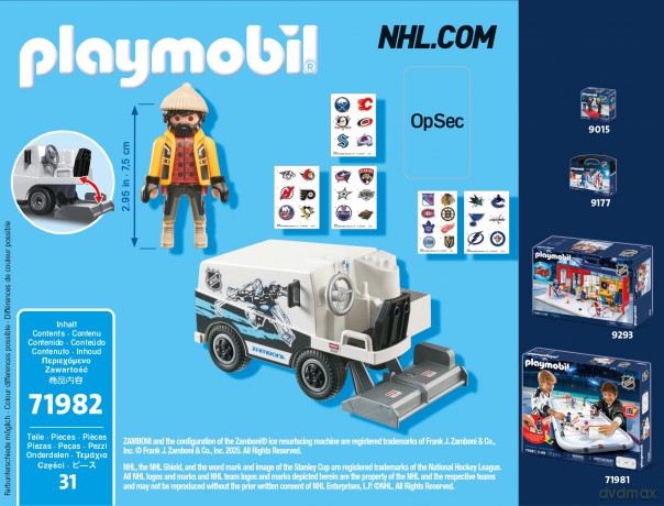 Playmobil - NHL Zamboni Machine (71982) [FIGURKA]