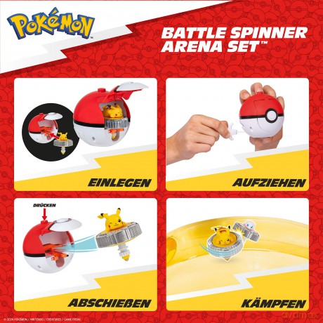Pokemon - Battle Spinner Squirtle (PKW4400) [FIGURKA]