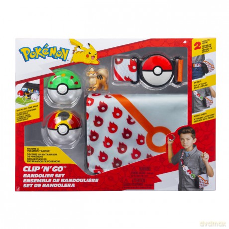 Pokemon - Clip N Go Bandolier Set Growlithe (PKW4172) [FIGURKA]