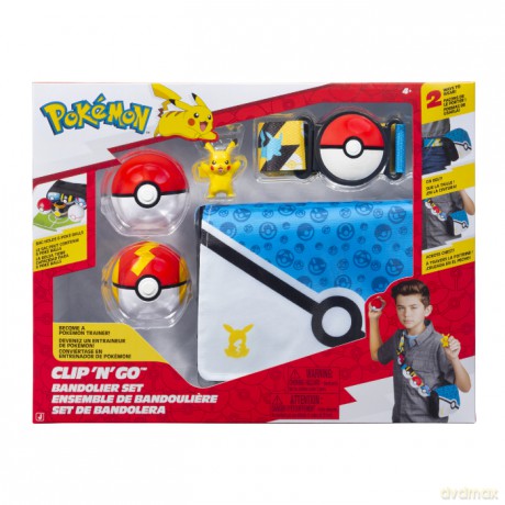 Pokemon - Clip N Go Bandolier Set Pikachu (PKW4171) [FIGURKA]