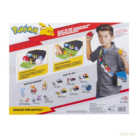 Pokemon - Clip N Go Bandolier Set Pikachu (PKW4171) [FIGURKA]