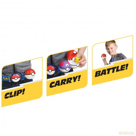 Pokemon - Clip N Go Bandolier Set Pikachu (PKW4171) [FIGURKA]