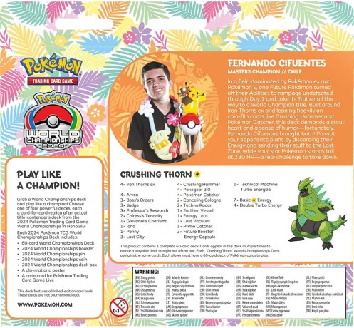 Pokemon - World Championships deck (POK10166)