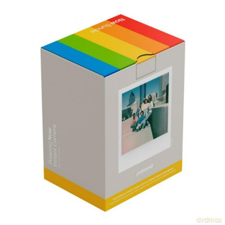 Polaroid - Now Gen 3 Pebble White - bundle with Color Film (8 photos)