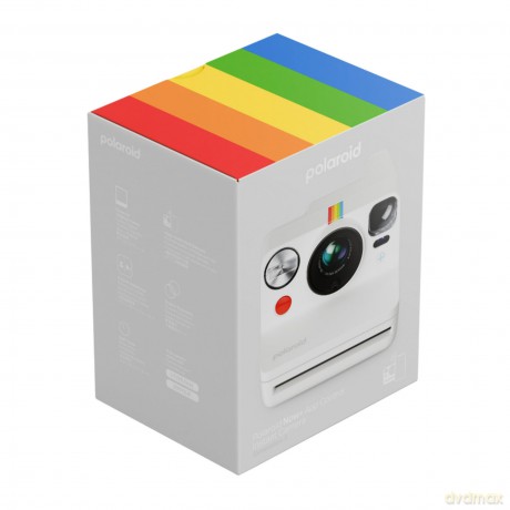 Polaroid - Now+ Gen 3 White - Bundle with Color Film (8 photos)