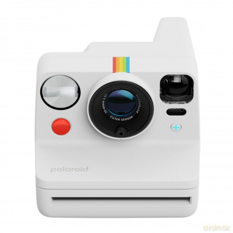 Polaroid - Now+ Gen 3 White - Bundle with Color Film (8 photos)