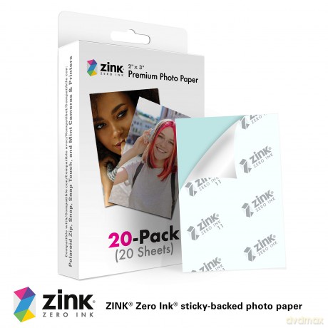 Polaroid - Zink Media 2x3 - 20 Pack