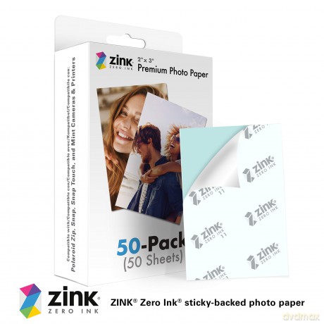 Polaroid - Zink Media 2x3 - 50 Pack