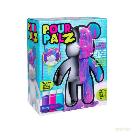 Pour Palz - DIY Paint Bear collectible - Berry Blast [FIGURKA]