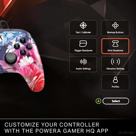 PowerA - Advantage Plus Wired Controller - Xbox Series X - S - Night Blossom