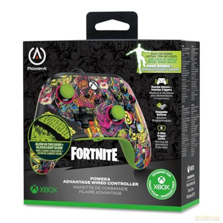 PowerA - Advantage Wired Controller - Fortnite Glow