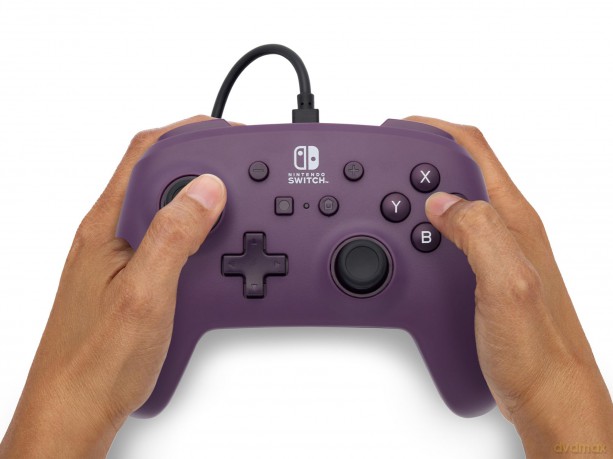 PowerA - Enhanced Wired Controller for Nintendo Switch - Galaxy Purple