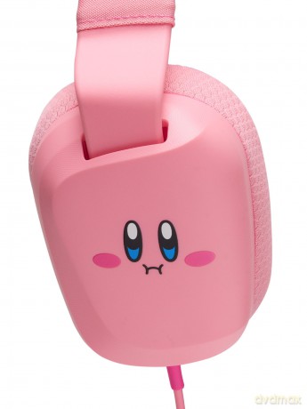 PowerA - Wired Stereo Headset for Nintendo Switch - Kirby Mouthful - Pink