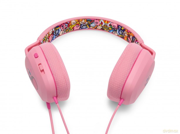 PowerA - Wired Stereo Headset for Nintendo Switch - Kirby Mouthful - Pink