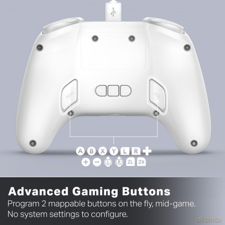 PowerA Advantage Wired Controller for Nintendo Switch 2 with Lumectra - White