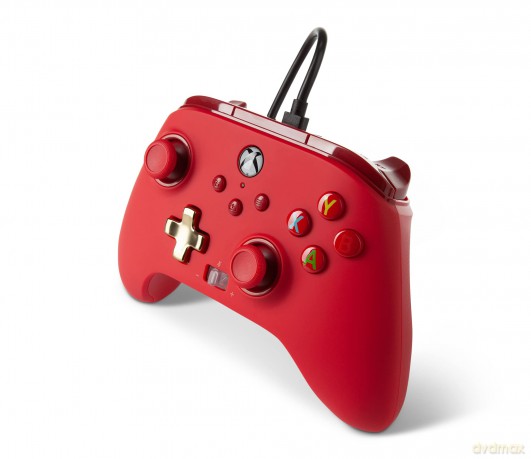 Pad przewodowy PowerA Enhanced Wired Controller For Xbox Series X - S - Red