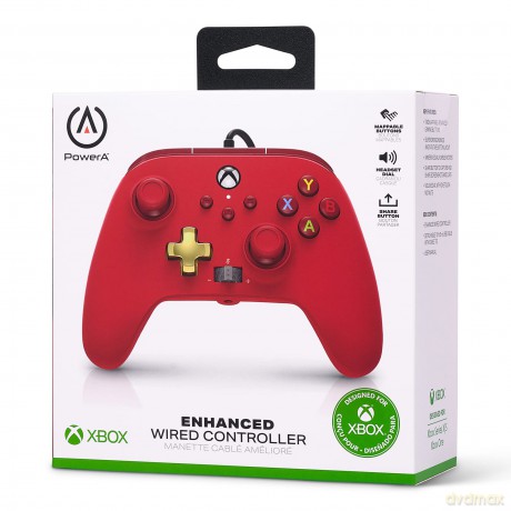 Pad przewodowy PowerA Enhanced Wired Controller For Xbox Series X - S - Red