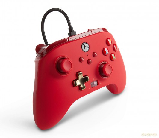 Pad przewodowy PowerA Enhanced Wired Controller For Xbox Series X - S - Red