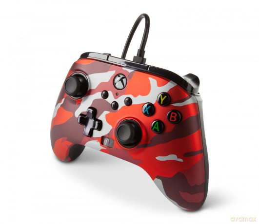 PowerA Enhanced Wired Controller For Xbox Series X - S - Red Camo