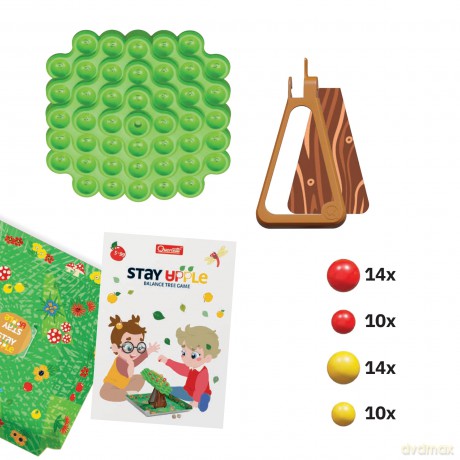 Quercetti - Stay Apple! Balance Tree Game - (QU-01041)