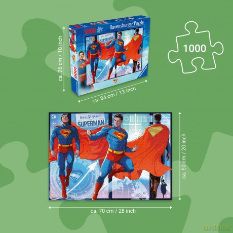 Ravensburger - Last Son of Krypton 1000p (12001508) [FIGURKA]