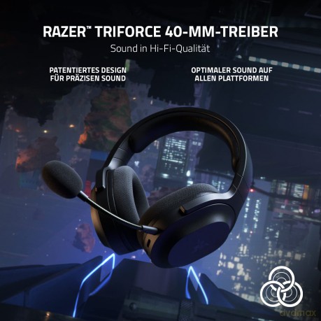 Razer - Barracuda X wireless gaming headset - Black