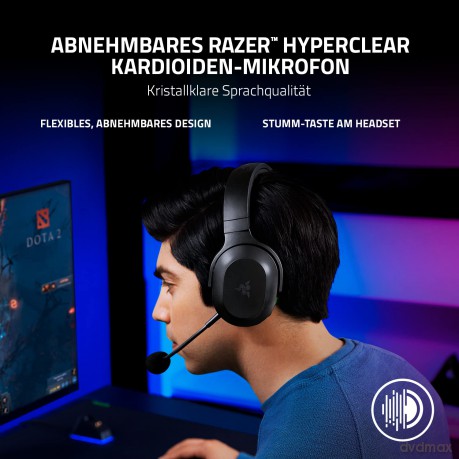 Razer - Barracuda X wireless gaming headset - Black
