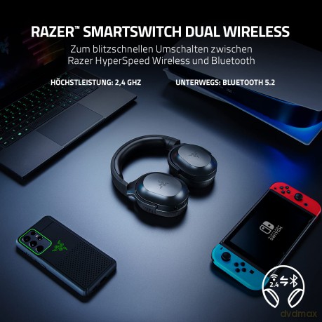 Razer - Barracuda X wireless gaming headset - Black