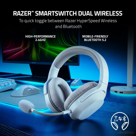 Razer - Barracuda X wireless gaming headset - Mercury