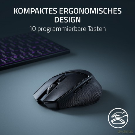 Razer - Basilisk Mobile - portable ergonomic wireless gaming mouse - Black