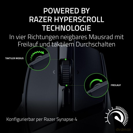 Razer - Basilisk Mobile - portable ergonomic wireless gaming mouse - Black