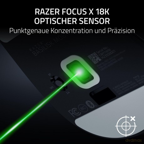 Razer - Basilisk Mobile - portable ergonomic wireless gaming mouse - Black
