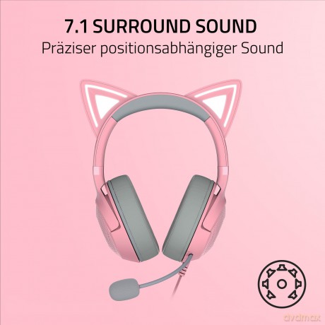 Razer - Kraken Kitty V2 - Quartz