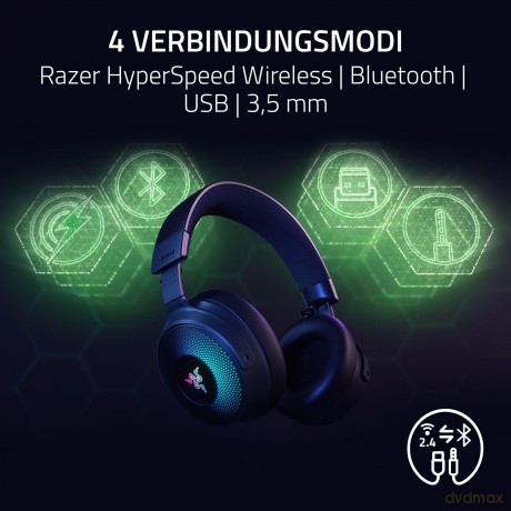 Razer - Kraken V4 Pro Black - wireless RGB headset