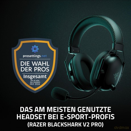 Razer BlackShark V2 Pro - Wireless Esports Gaming Headset with THX Spatial Audio