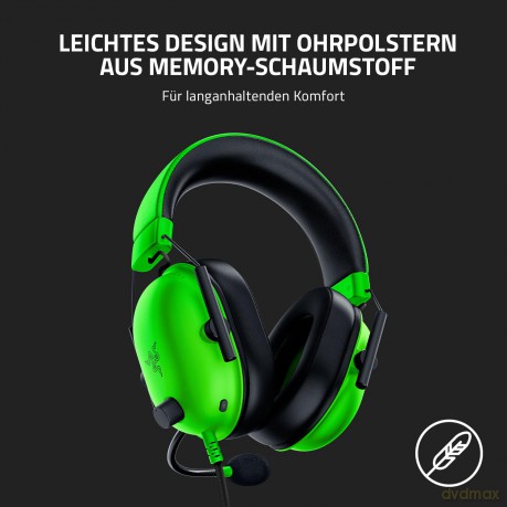 Razer BlackShark V2 X - Wired Esports Gaming Headset with 7.1 Surround