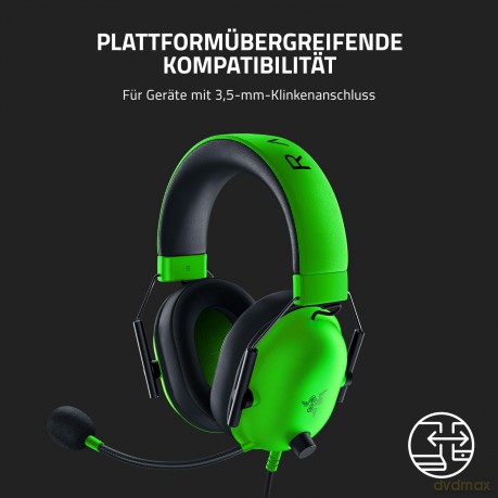 Razer BlackShark V2 X - Wired Esports Gaming Headset with 7.1 Surround