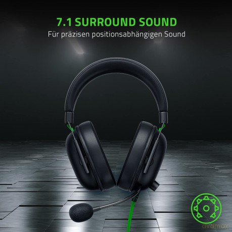 Razer BlackShark V2 X - Wired Esports Gaming Headset with 7.1 Surround