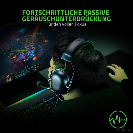 Razer BlackShark V2 X - Wired Esports Gaming Headset with 7.1 Surround