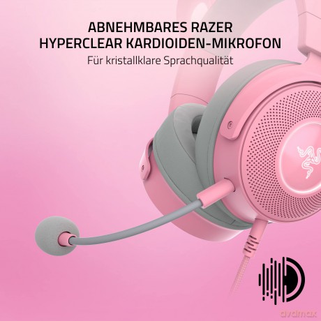 Razer Kraken Kitty V2 Pro - Gaming Headset with Interchangeable RGB Ears